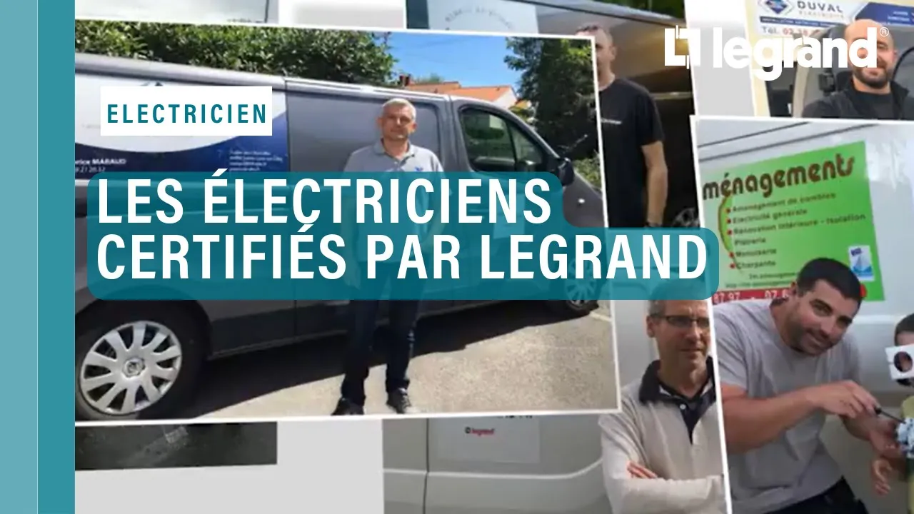 Miniature : Électriciens partenaires Legrand : métiers et réseau