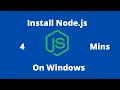 How to install NodeJS on Windows Javascript runtime 2021