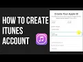 How To Create an iTunes Account - iTunes Sign up