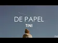 TINI - De Papel (Letra)