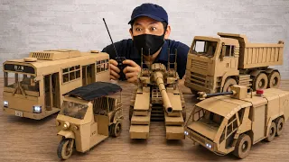 ダンボールでつくった乗り物たち｜6 Amazing Rides from Cardboard