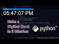 How to Make a Digital Clock Python Beginners Tutorial