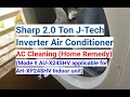 Download Lagu Sharp 2.0 Ton J-Tech Inverter AC || Model # AH-XP24SHV || AC cleaning (home remedy)