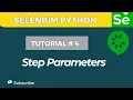 How to Use Step Parameters in Python Behave BDD with Examples