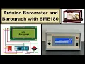 Arduino Barometer Barograph with BME280 Sensor
