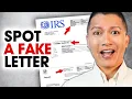 How to Spot a Fake IRS Letter With Real Examples