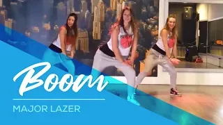 major lazer boom easy dance fitness choreography