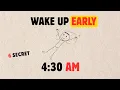 Secrets to Wake Up at 4 30 AM Even If You Sleep Late - PRODUCTIVE SKETCH