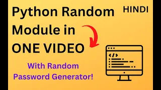Random Module of Python for Beginners Explained in Hindi