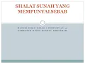Download Lagu Sholat Sunnah yang mempunyai Sebab || Fiqih Kelas 7 Semester 2 Pertemuan ke-10