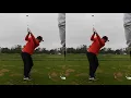 Viktor Hovland Golf Swing Slow Motion Down The Line Iron