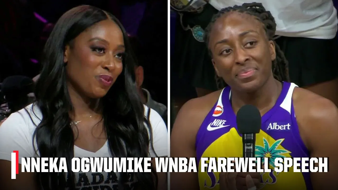 Nneka Ogwumike Final Game Farewell Speech | WNBA on ESPN