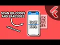 Scanning QR-Codes or Barcodes with Flutter mobile - scanner