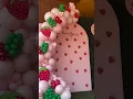 strawberry theme balloon garland 2025