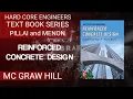 REINFORCED CONCRETE DESIGN BOOK PILLAI AND MENON RCC BOOK MC GRAW HILL PUBLICATION