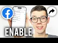How To Enable Share Button On Facebook - Full Guide