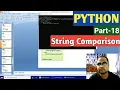 PYTHON Part-18 String Comparison