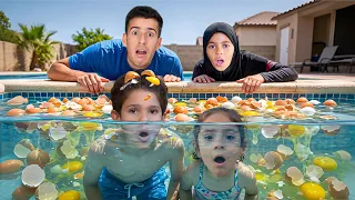 اقوى مقلب البيض داخل المسبح النتيجة غير متوقعة😱🔥 