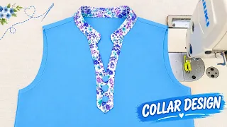 ✴️ Beautiful V-neck cutting technique | Easy to sew for beginners | Le fashion