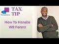 How To Handle W9 Forms