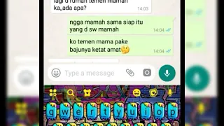 chat becanda bareng mamah tiri di ajak ena ena auto langsung mau