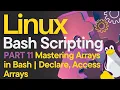 Declaring Initializing Arrays in Bash