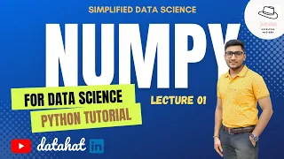 Complete NUMPY for DATA SCIENCE Numpy PYTHON library Tutorial part 1