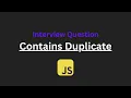 Contains Duplicate - Leetcode 217