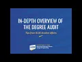Degree Audit Overview