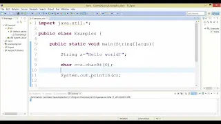 java string method charat