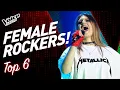 Download Lagu These FEMALE ROCKSTARS on The Voice are absolutely WILD! | TOP 6