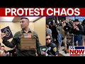 Dearborn protest Chaos erupts at anti-Islam rally in Michigan