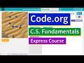 Code org Express Lesson 10 8 Loops with Rey and BB-8 Answers Explained Course C Lesson 8 8