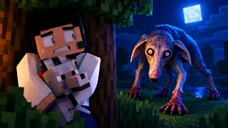Tem ALGO se passando pelo meu CACHORRO no minecraft... (Muffin the Dog)