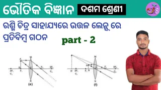 10th class physical science image formation by convex lens by ray diagram 10 class part 18