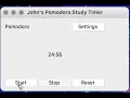 Python Pomodoro Timer App