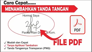 how to add a signature to a pdf without additional apps quick and easy