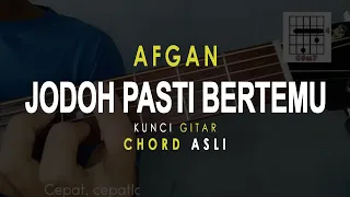 Download Kunci Gitar Jodoh Pasti Bertemu - Afgan | Chord Asli MP3