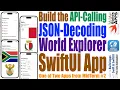 WorldExplorer - a SwiftUI Mid Term Challenge Solution involving API access JSON parsing 2026