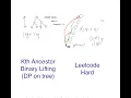 Kth Ancestor of a Tree Node Problem 1483 Leetcode Weekly challenge