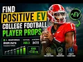 How To Find Positive Ev College Football Player