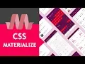 Materialize CSS Material Design Framework Curso tutorial Espanol