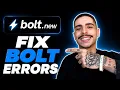 HOW TO FIX ERRORS IN BOLT NEW STEP-BY-STEP GUIDE 2026