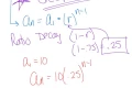 geometric series word problems