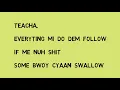 DANCEHALL HERO - VYBZ KARTEL [OFFICIAL LYRICS]