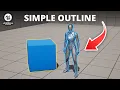 How to Make a Simple Outline Material in Unreal Engine 5 In 3 Mins