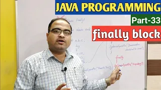 JAVA PROGRAMMING Part-33 finally block