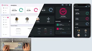 ASMR Programming - Responsive Admin Dashboard with Light Dark Mode