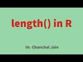 length in R