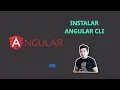 Install Angular CLI to manage Angular applications